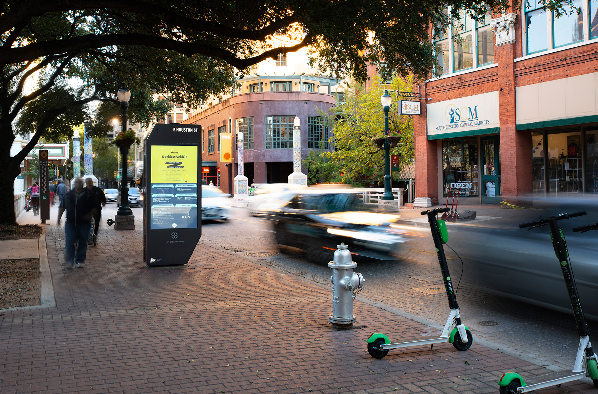 Interactive Kiosk Deployment in San Antonio Nocost solution using interactive kiosks to